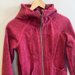 Lululemon Bright Pink Scooba hoodie